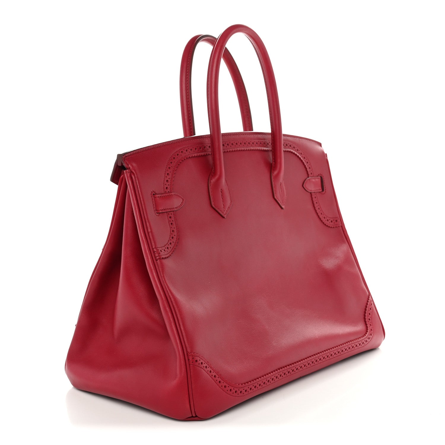 Tadelakt Ghillies Birkin 35 Rubis