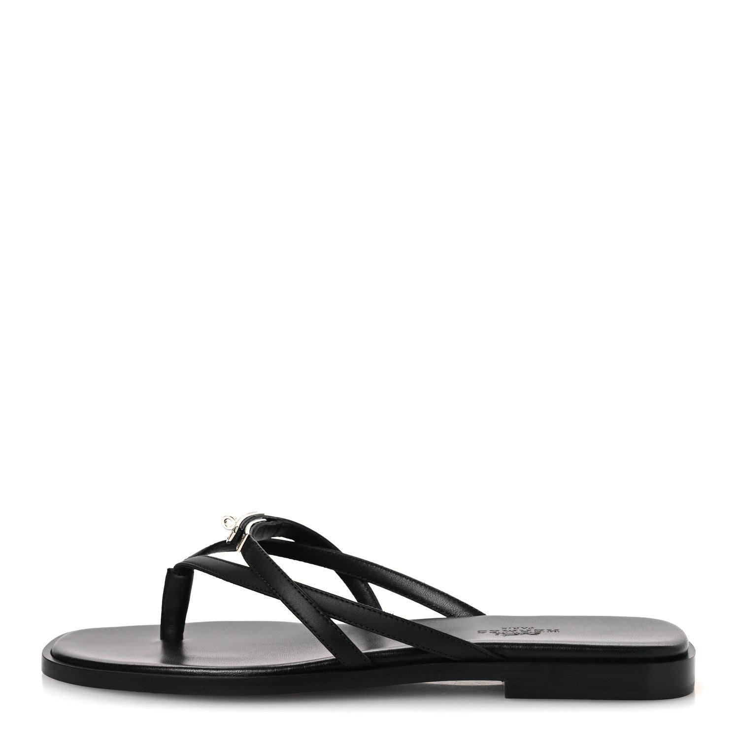 Calfskin Miss Sandals 37 Black