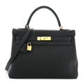 Togo Kelly Retourne 32 Black