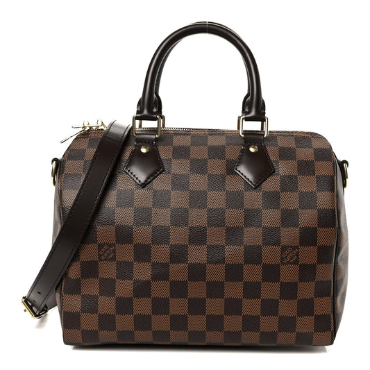 Damier Ebene Speedy Bandouliere 25