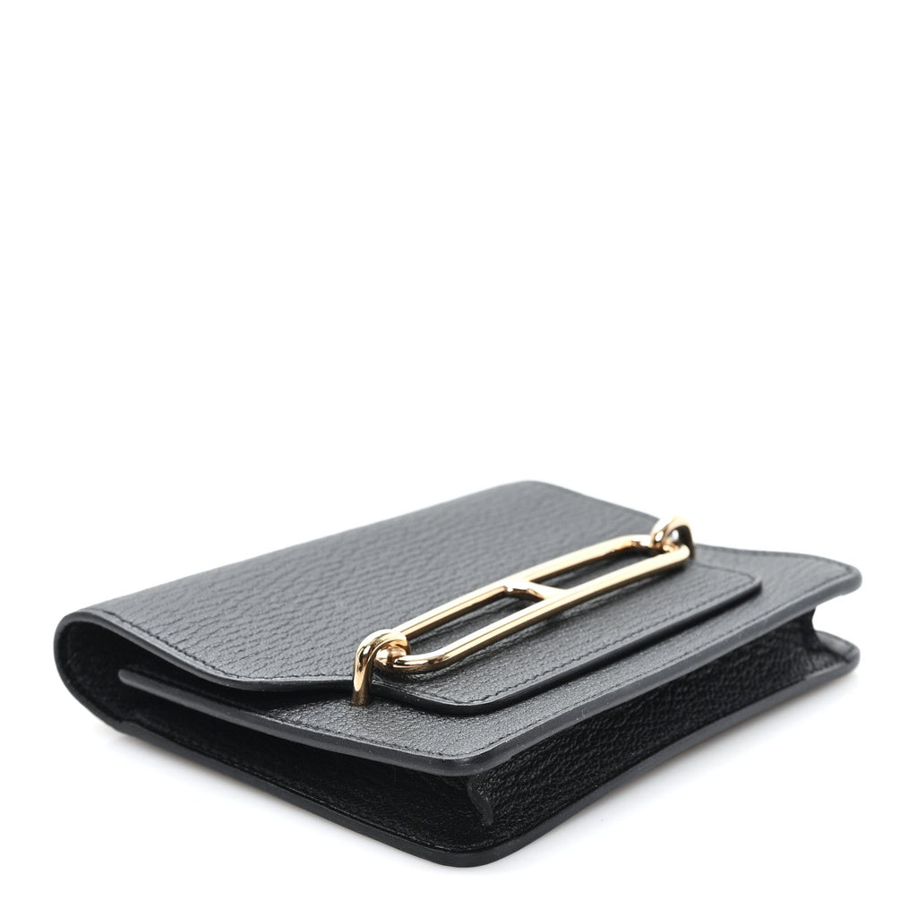 Chevre Mysore Roulis Slim Wallet Black