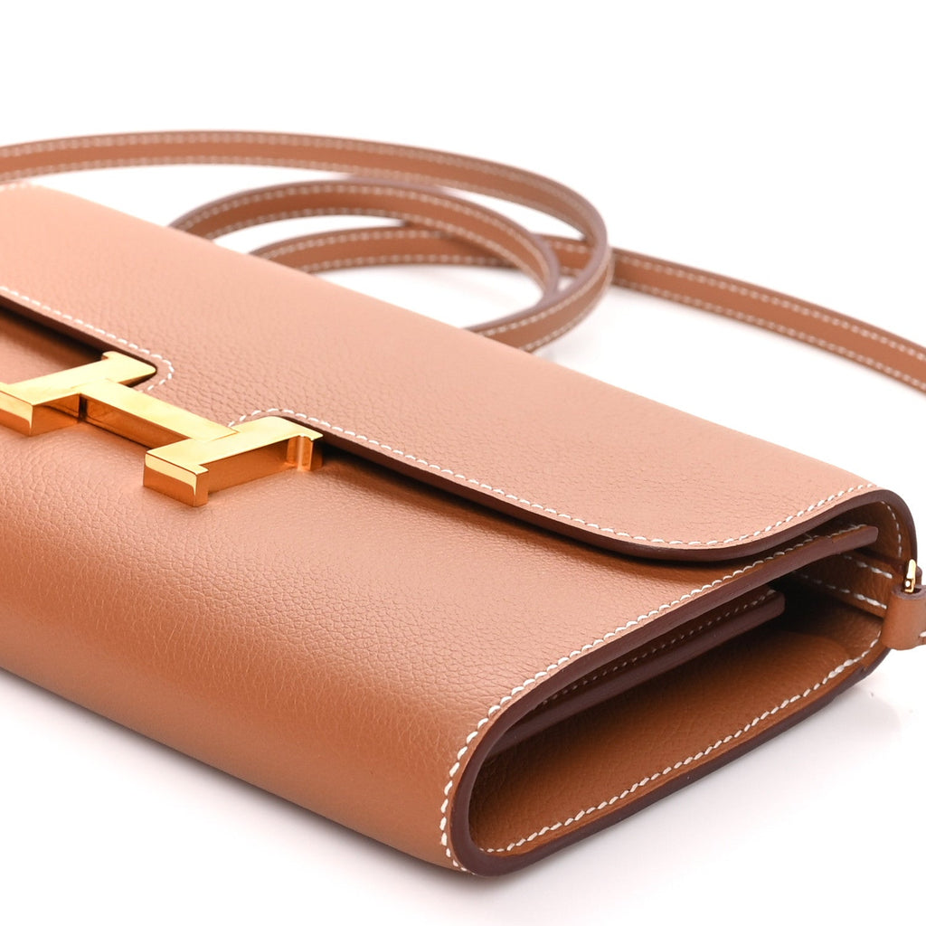 Evercolor Constance Wallet To Go Gold