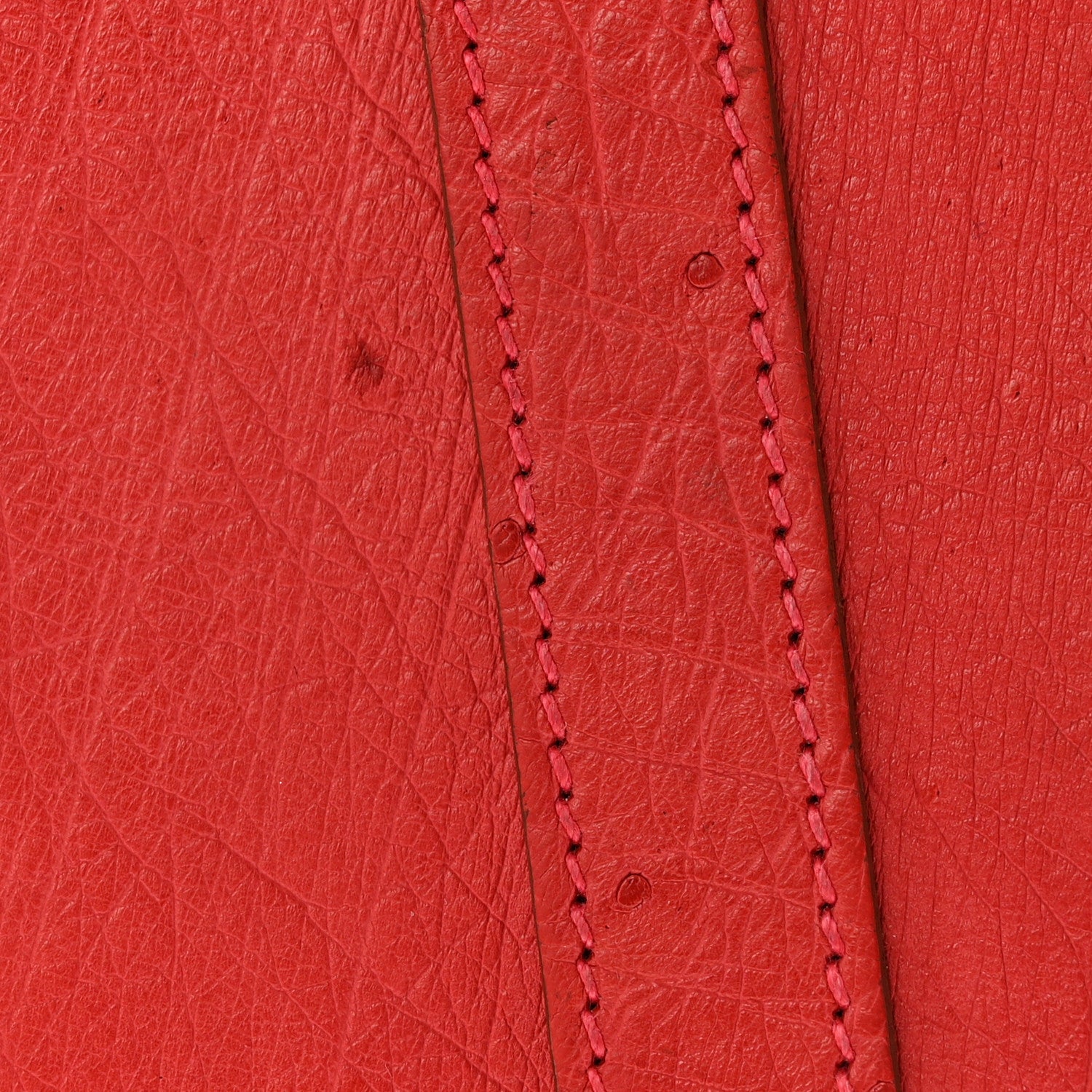 Ostrich Birkin 30 Rouge Vif