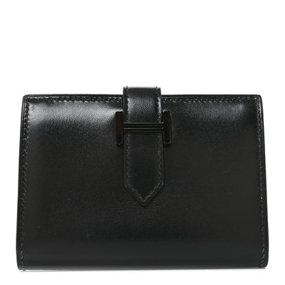 Box Monochrome Bearn Card Holder Wallet Black