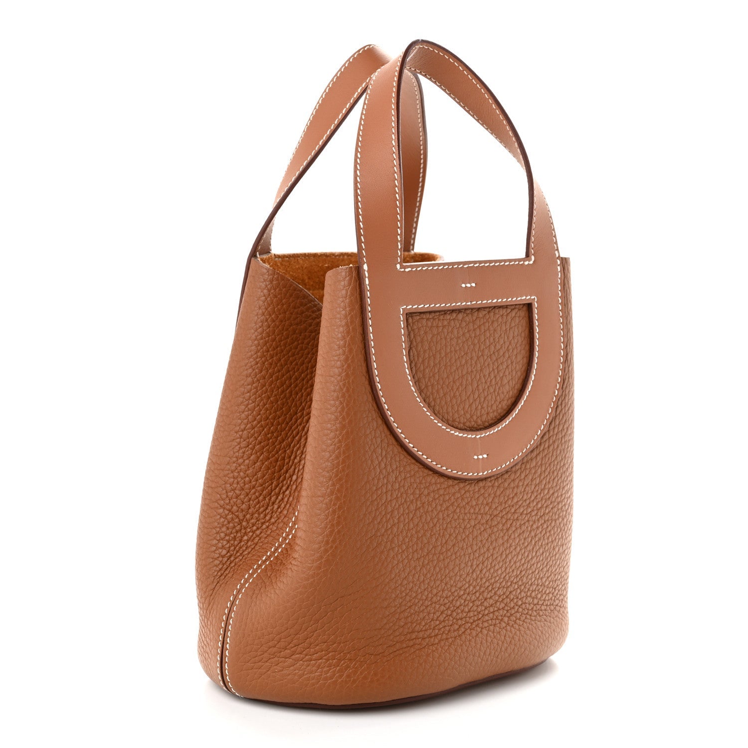 Taurillon Clemence Swift In-The-Loop 18 Bag Gold