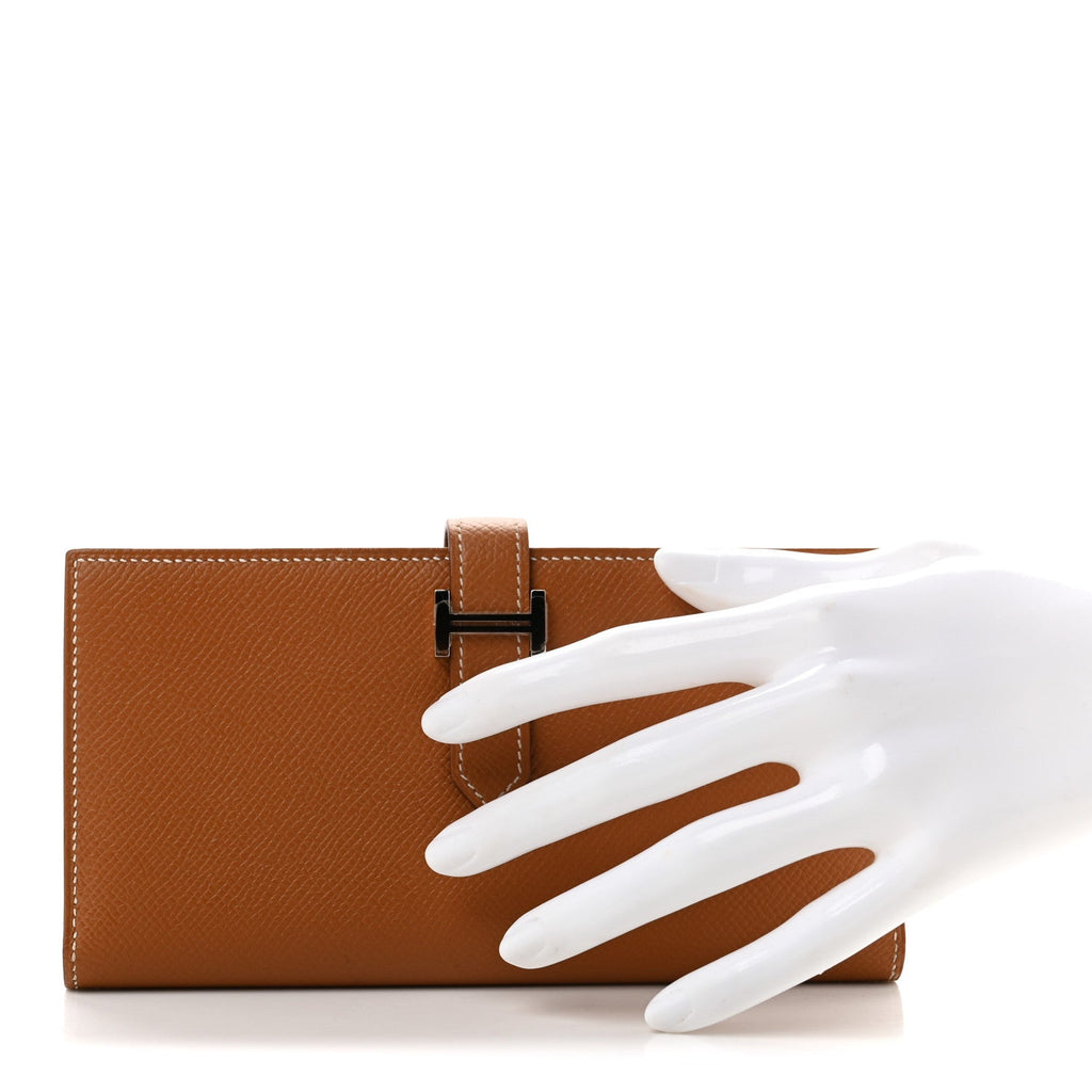 Epsom Bearn Gusset Wallet Gold