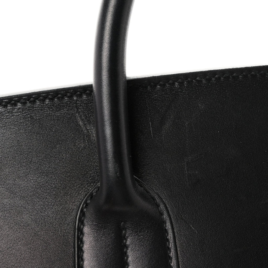 Hunter Criss Viking Evergrain Flag HAC Birkin 40  Ecru Black