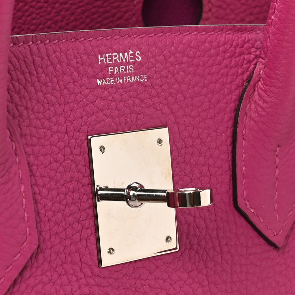 Togo Birkin 30 Rose Pourpre