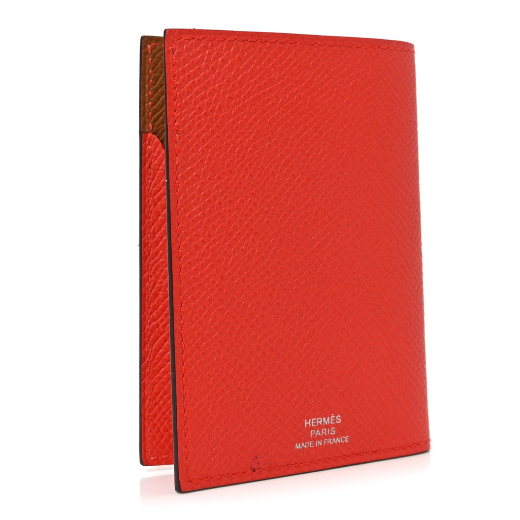 Epsom Doado Card Holder Capucine Gold