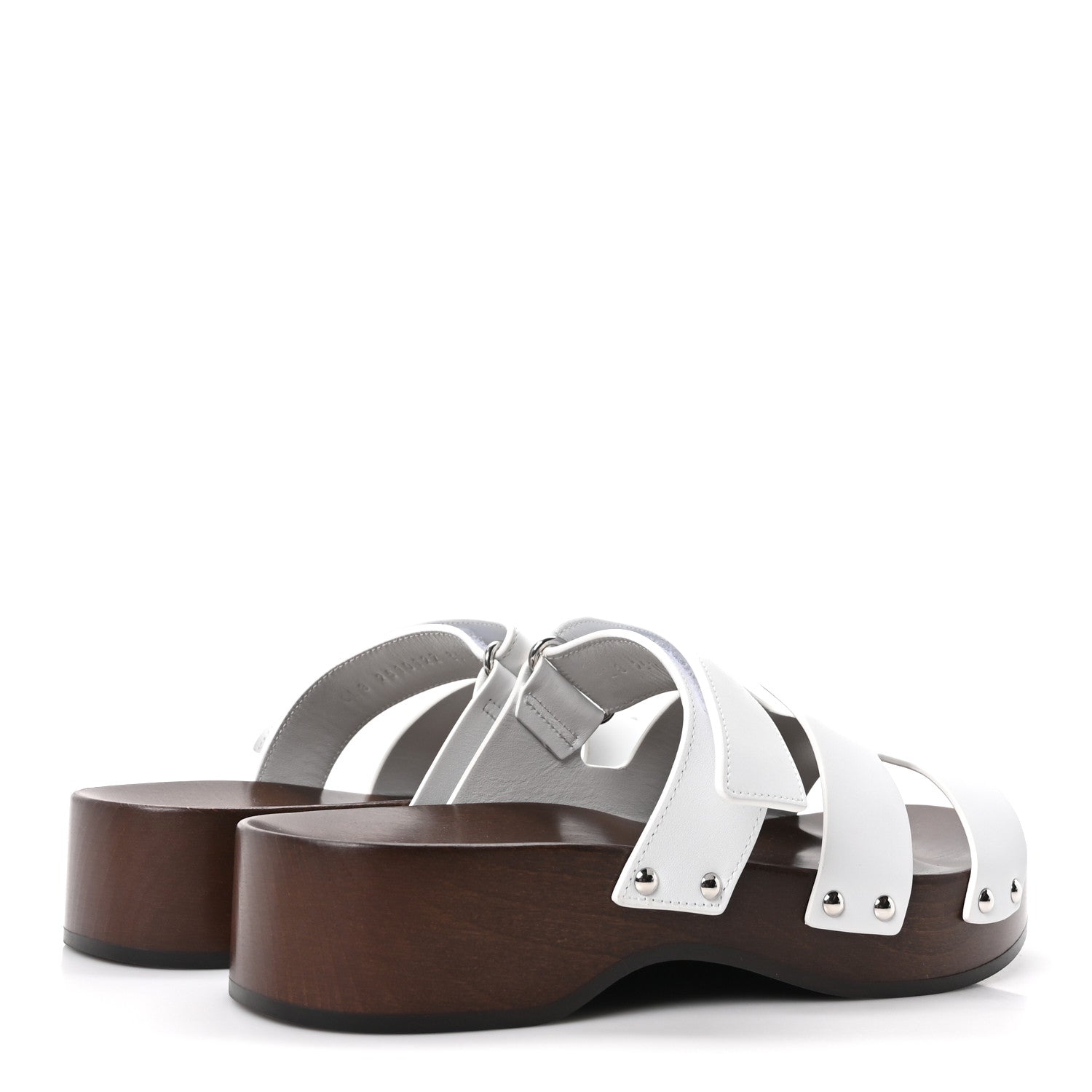 Calfskin Womens Kos Clog 39 White