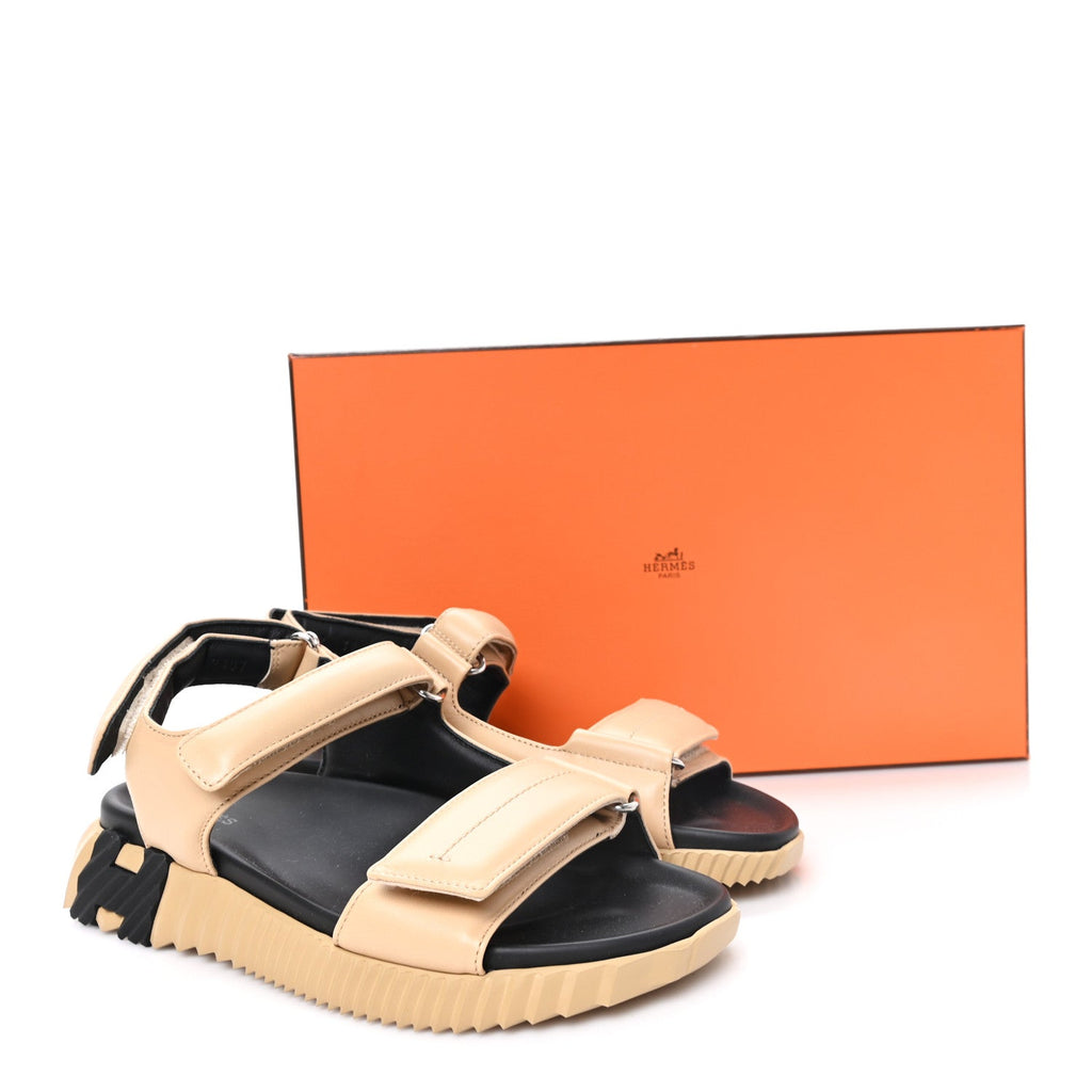 Lambskin Junior Womens Sandals 38 Beige Albinos