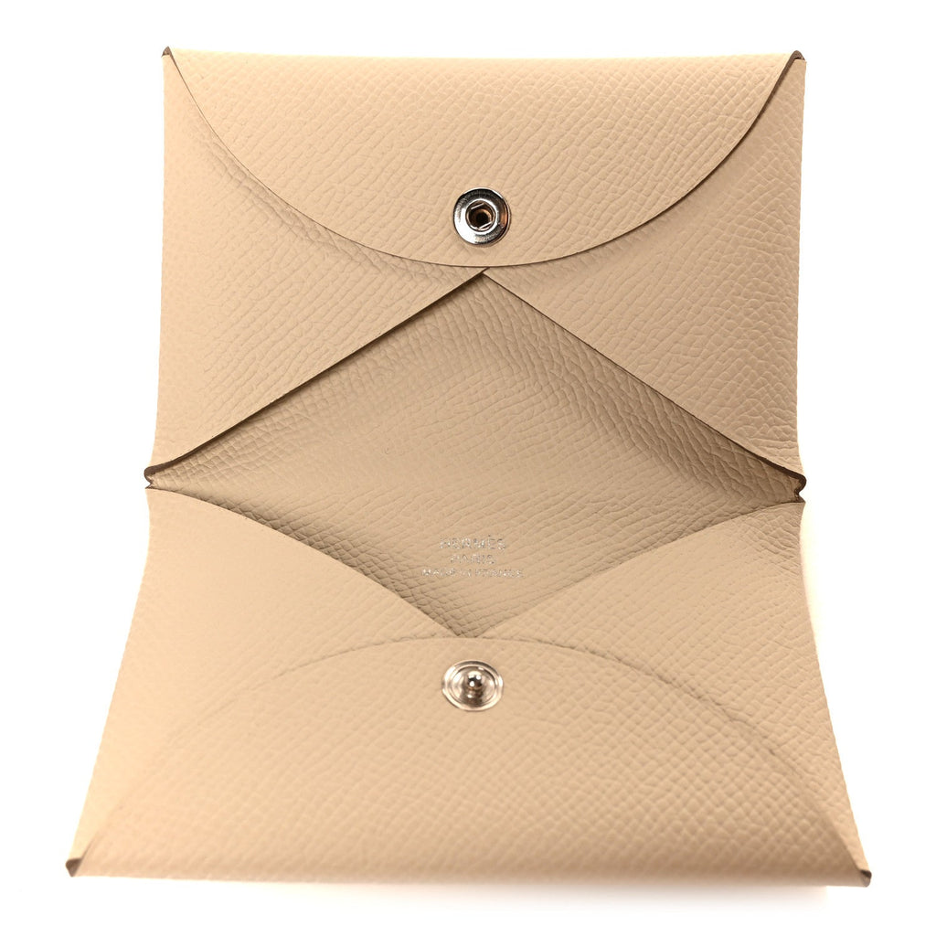 Epsom Calvi Card Case Craie