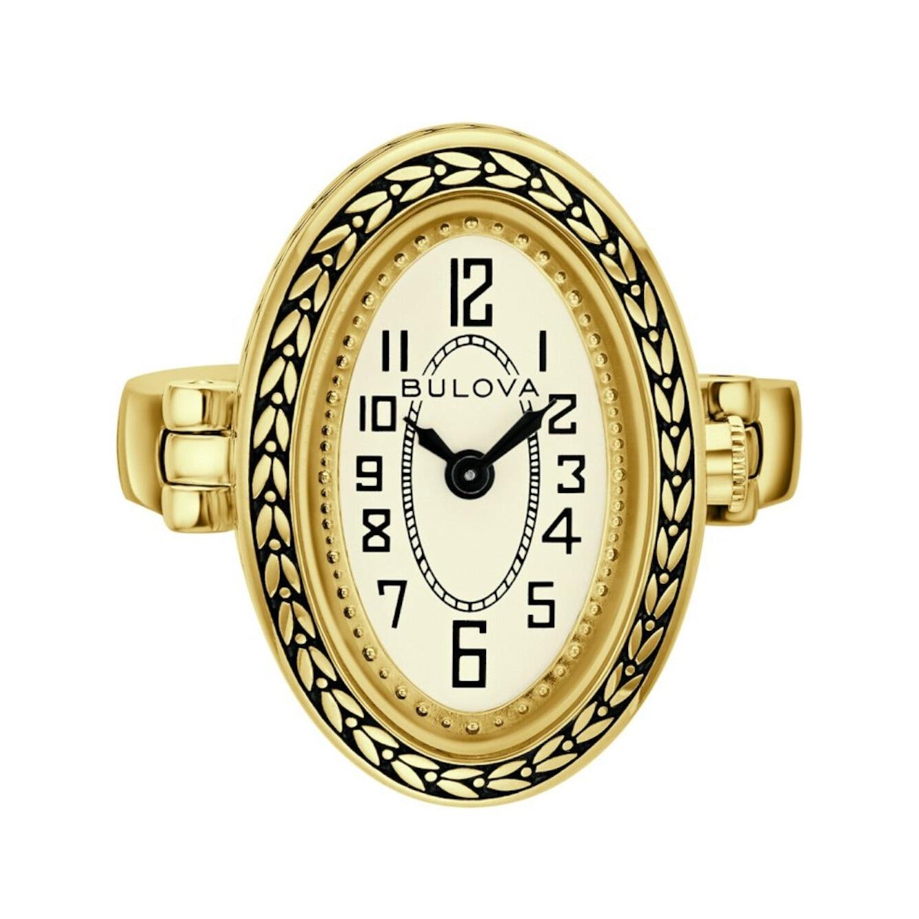 BULOVA Women's Watch 97L188 Classic Art Deco Ring