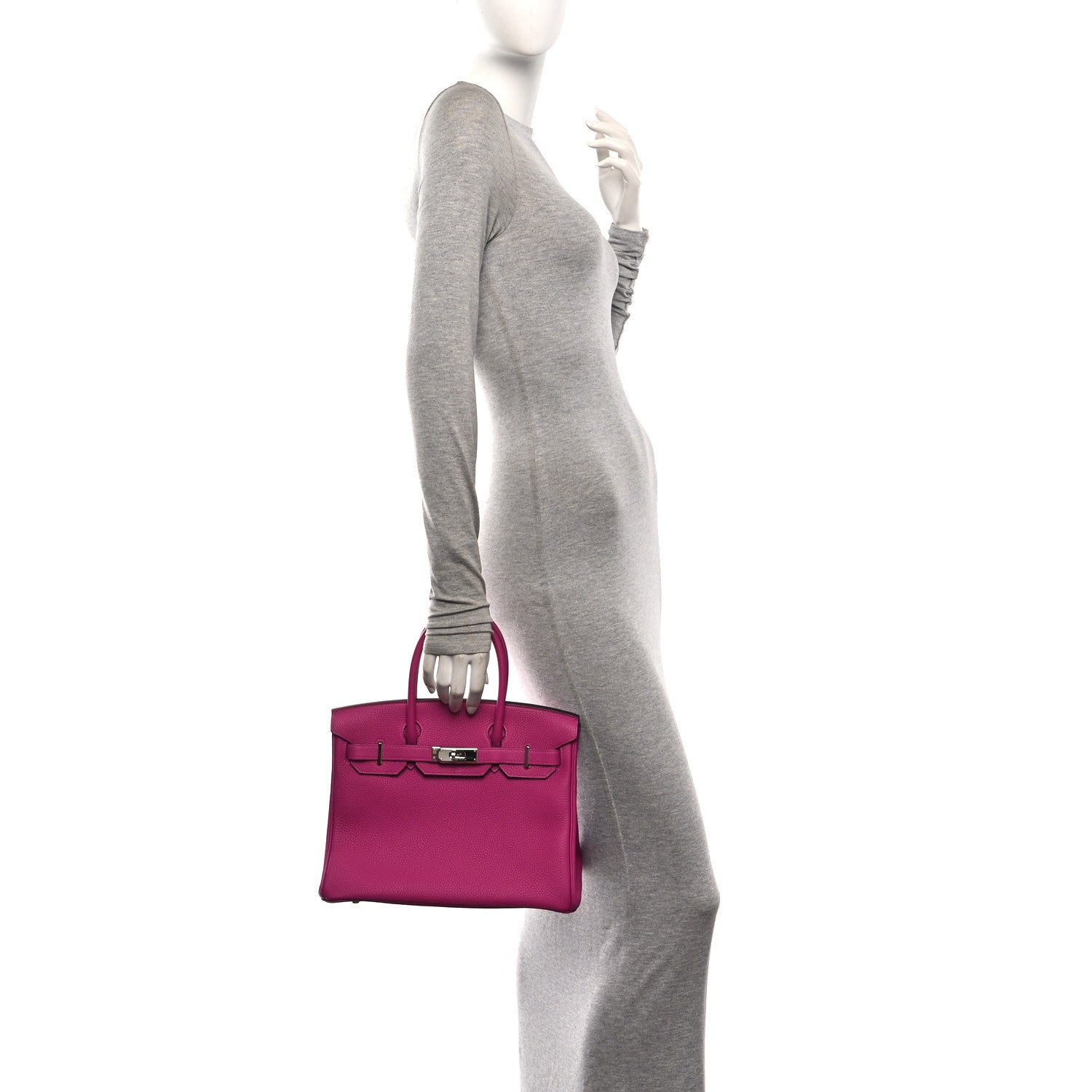 Togo Birkin 30 Rose Pourpre
