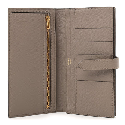Epsom Bearn Gusset Wallet Gris Asphalte