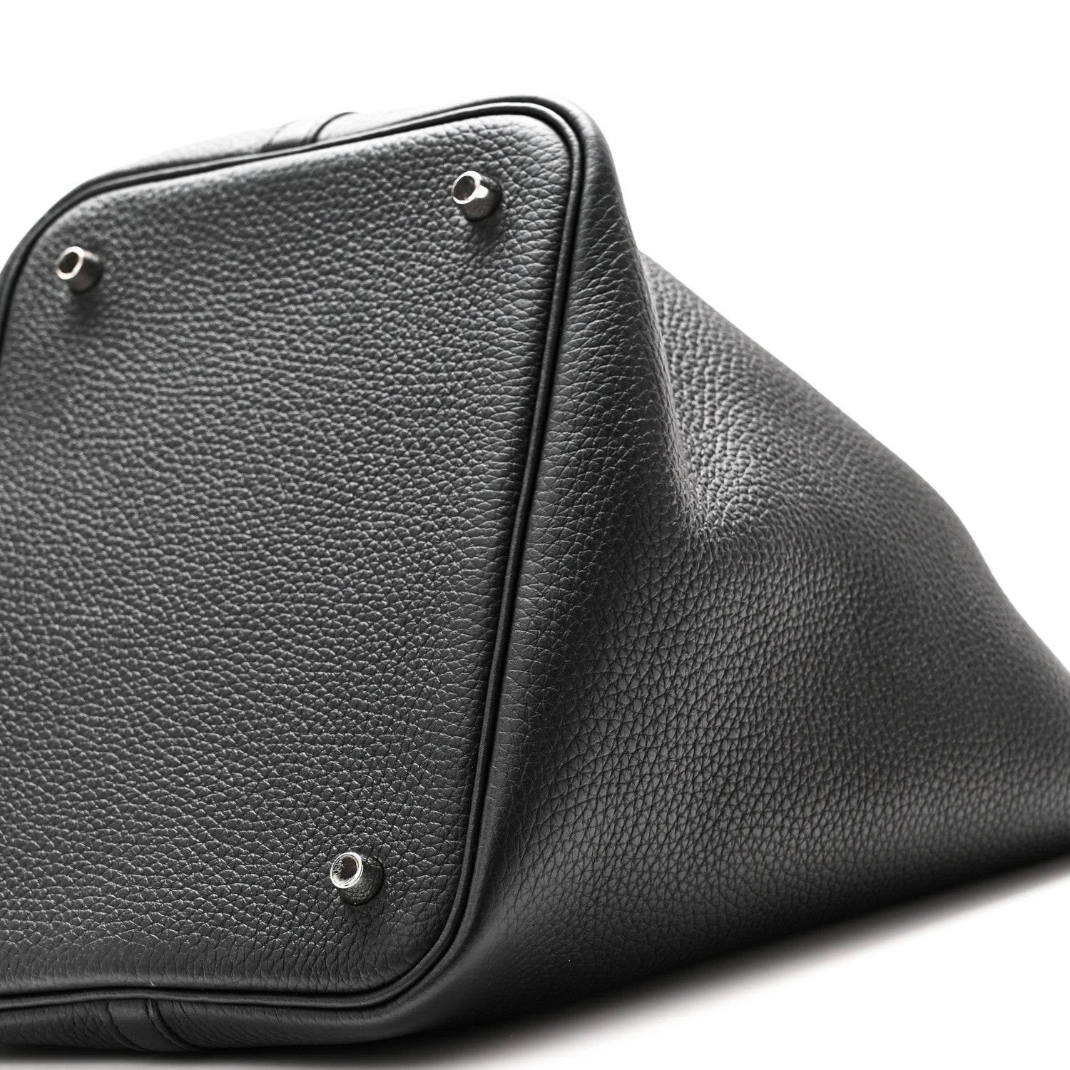 Taurillon Clemence Picotin Lock 22 MM  Black