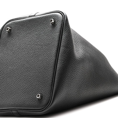 Taurillon Clemence Picotin Lock 22 MM  Black