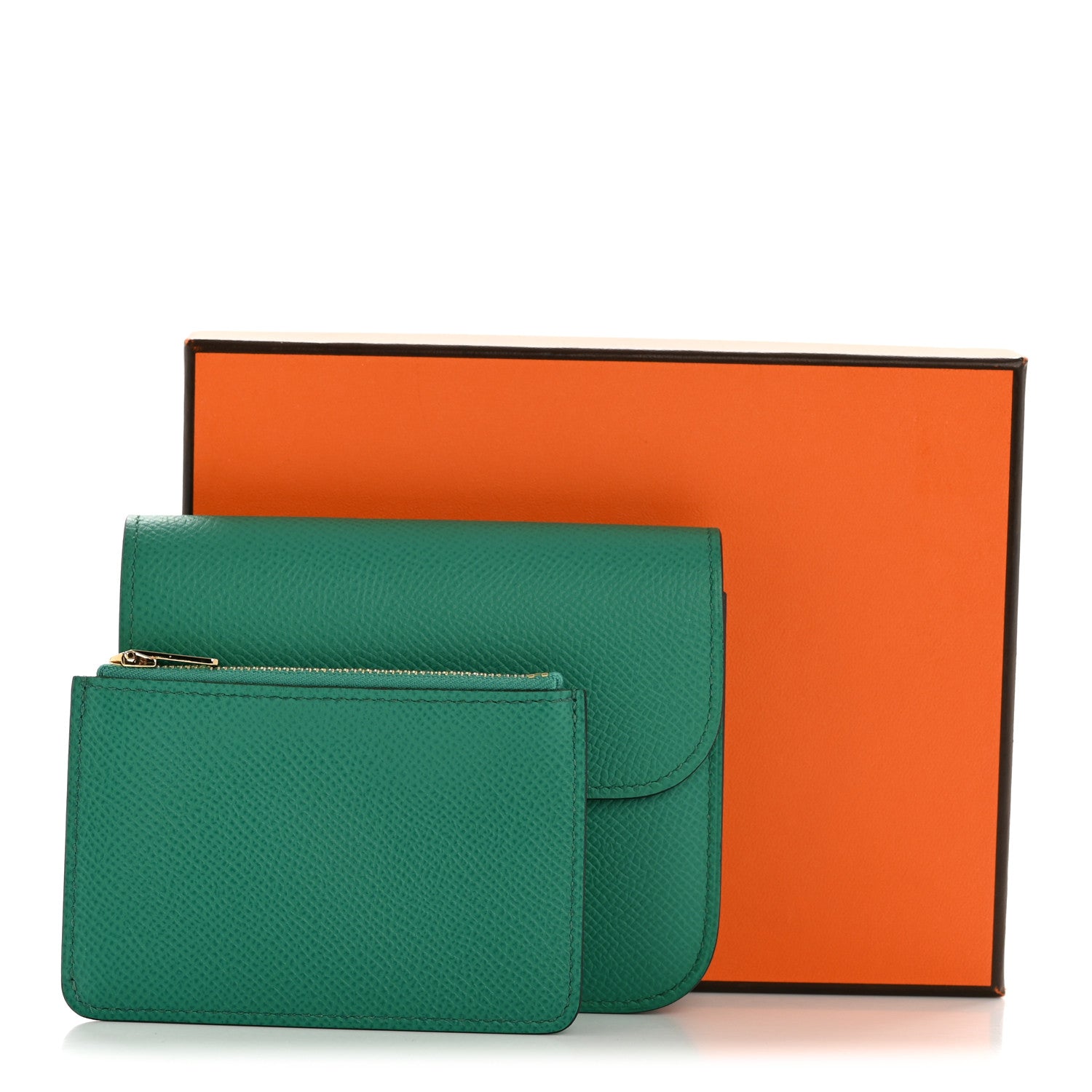Epsom Constance Slim Wallet Vert Jade
