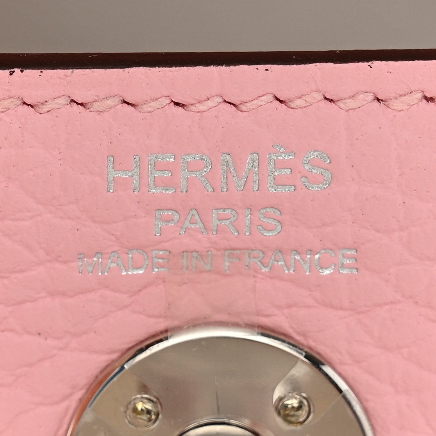 Taurillon Clemence Verso Mini Lindy 20 Rose Sakura Gris Perle