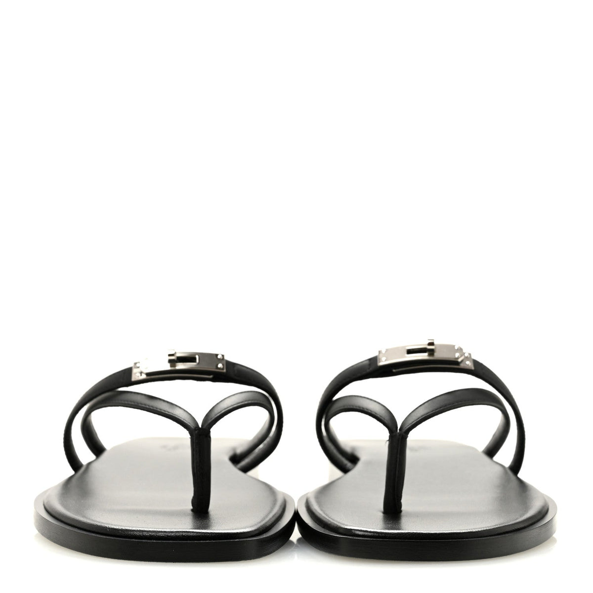 Calfskin Miss Sandals Black