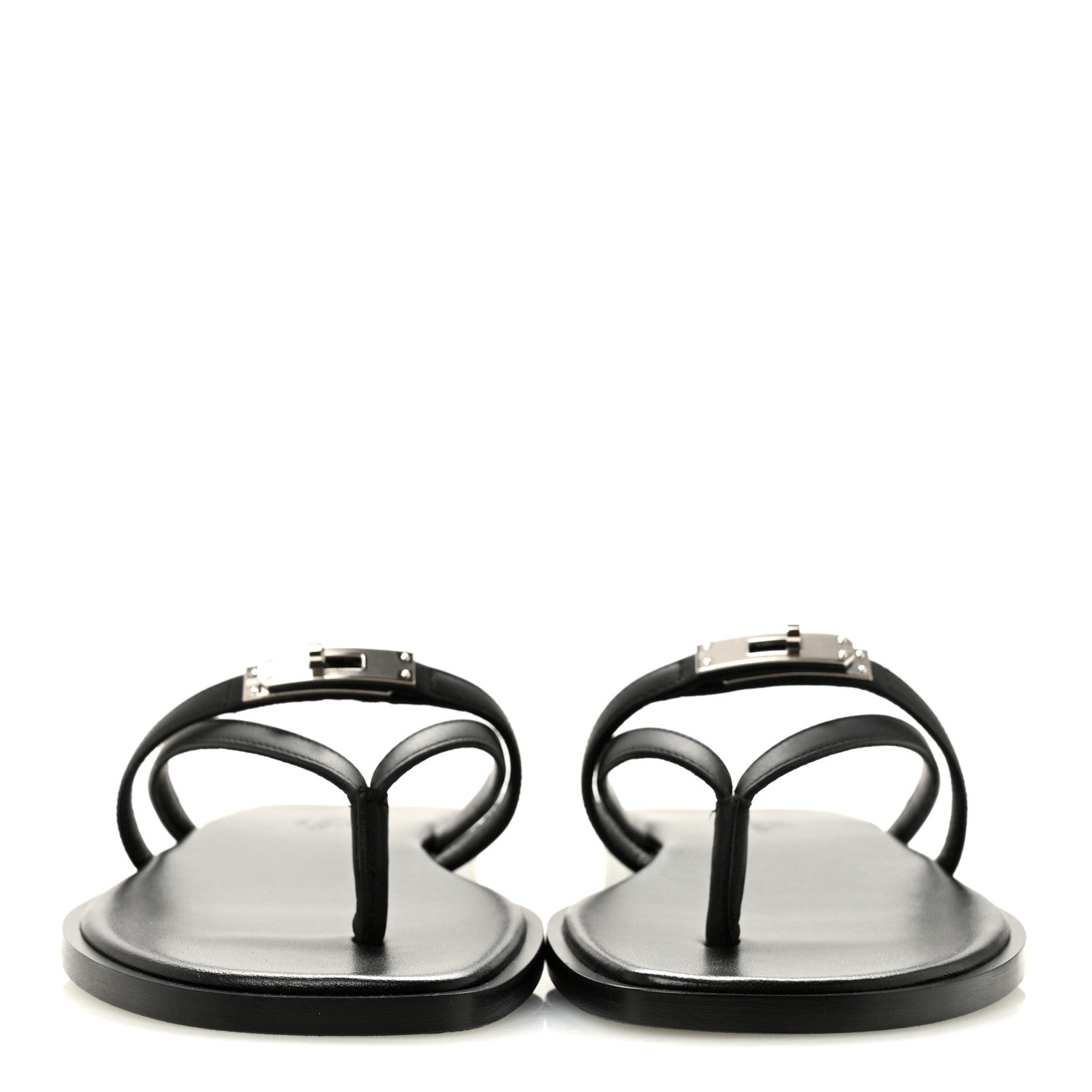 Calfskin Miss Sandals 36 Black