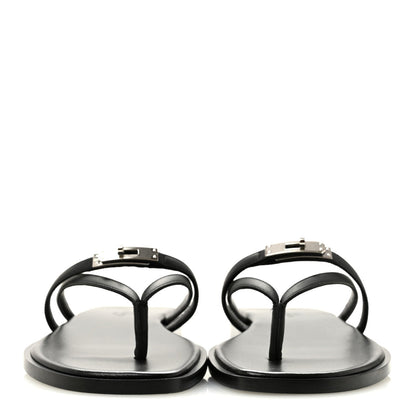 Calfskin Miss Sandals Black