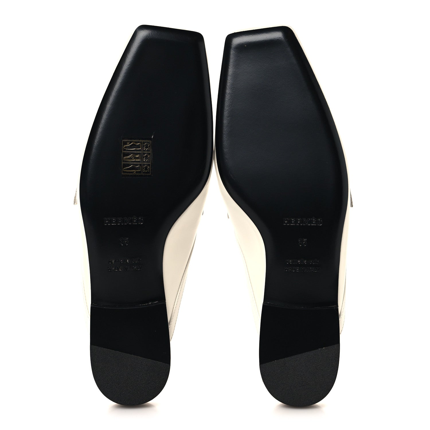 Calfskin Womens Groupie Mules 35 White