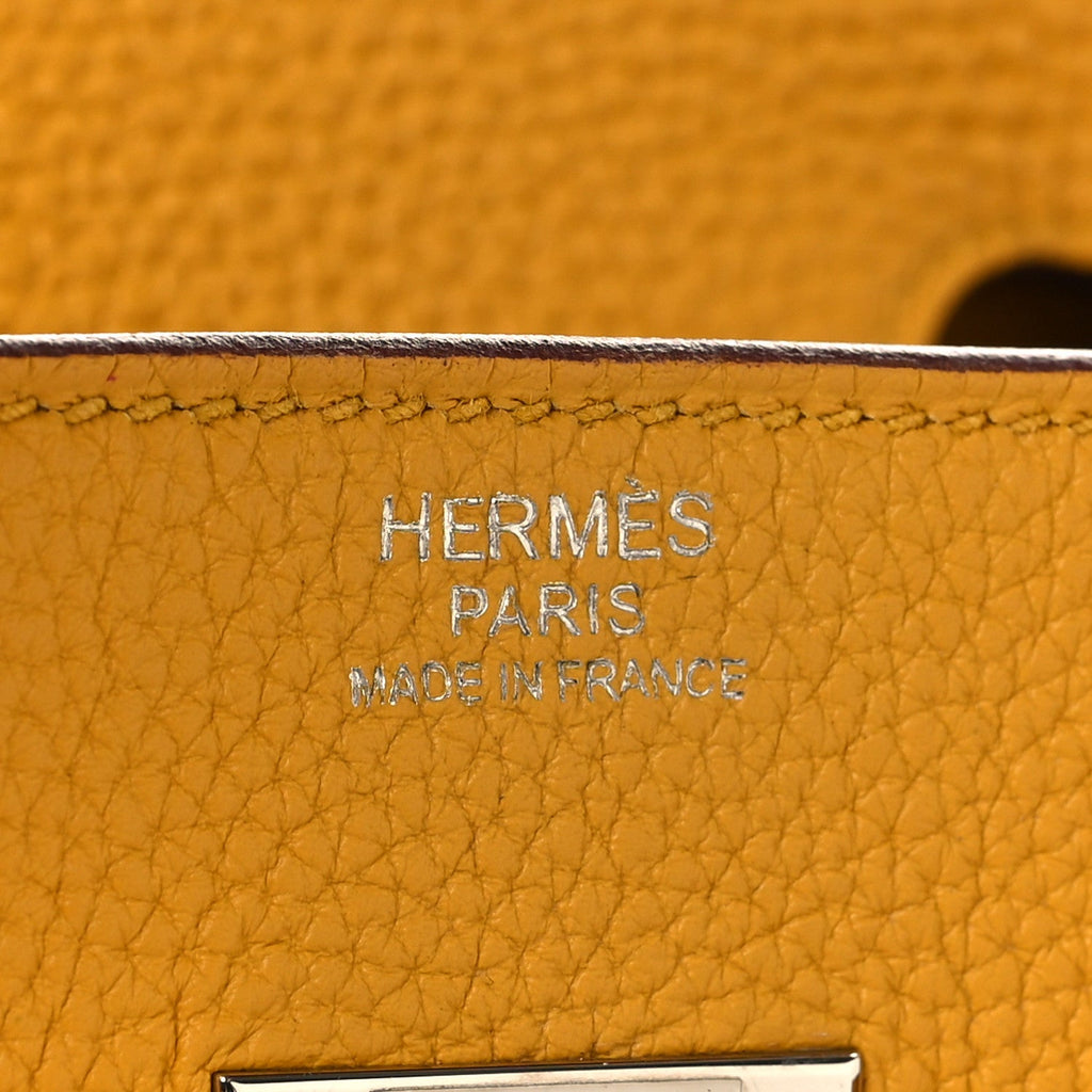 Togo BIRKIN 30 Jaune Ambre