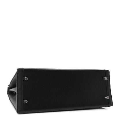 Berline Toile Swift Kelly Sellier 32 Black Ecru