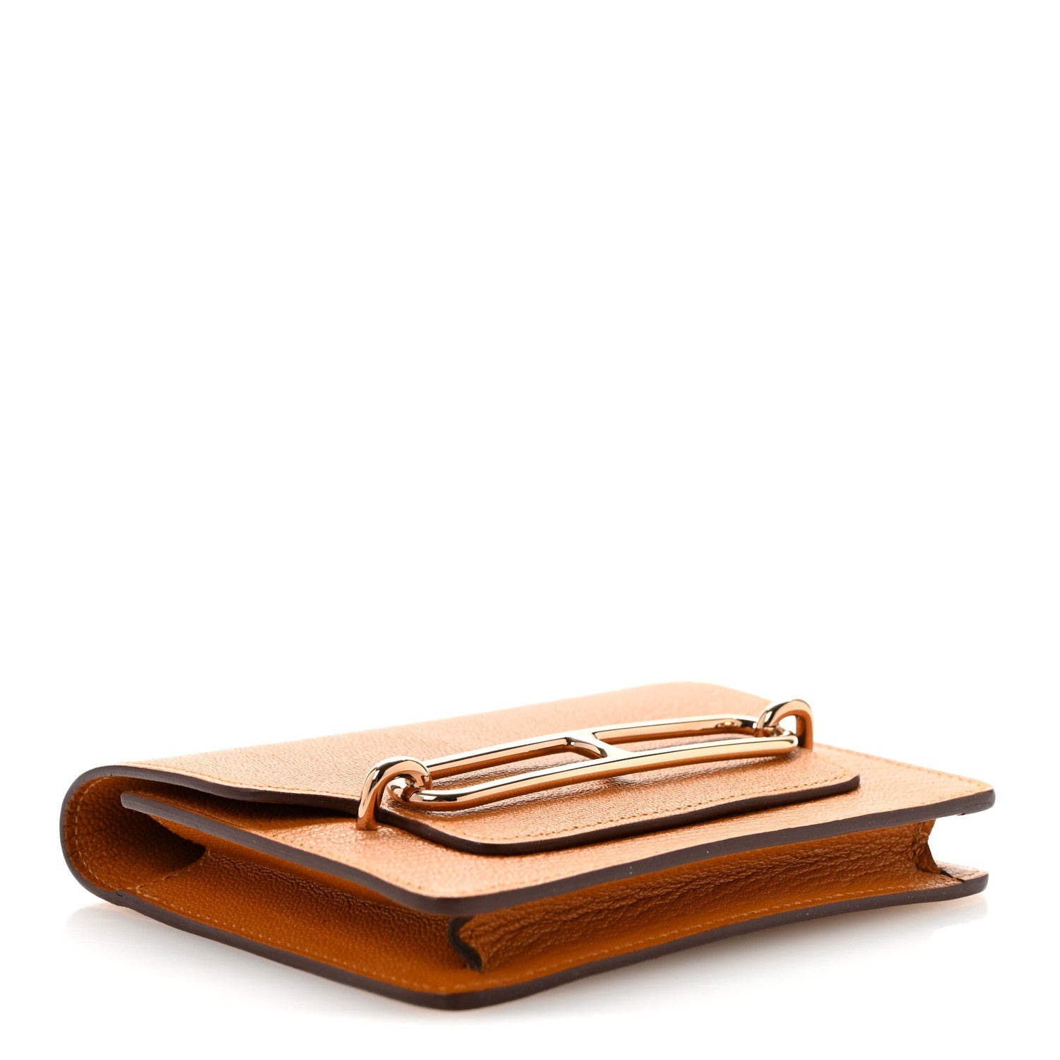Chevre Mysore Roulis Slim Wallet Caramel