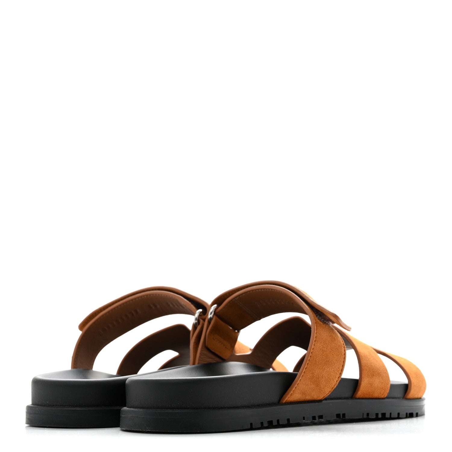 Suede Goatskin Womens Chypre Sandals 38 Naturel