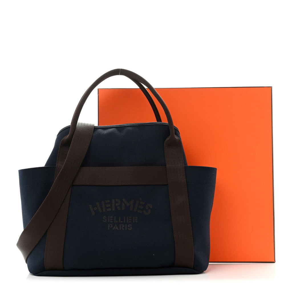 Canvas The Grooming Bag Bleu Navy Feu