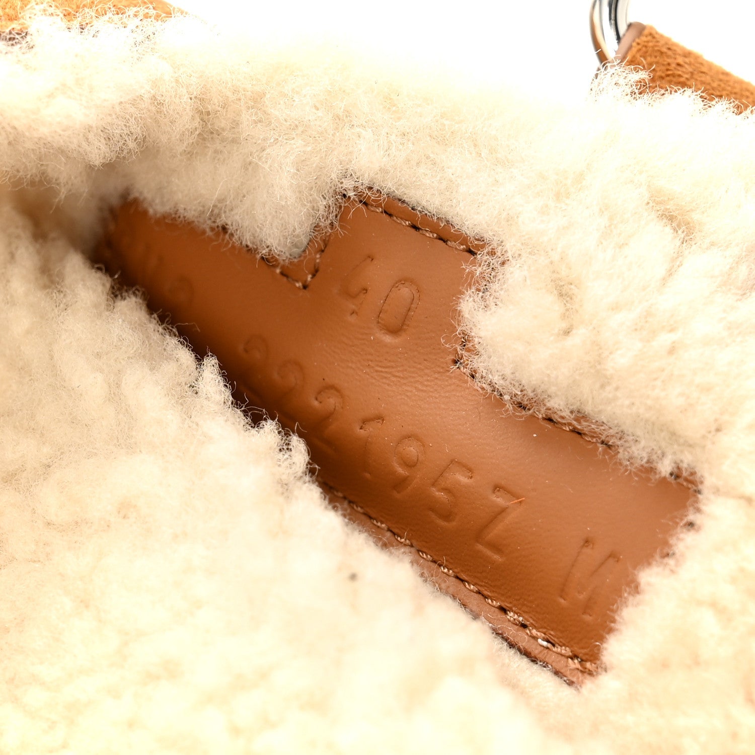 Suede Goatskin Woolskin Womens Chypre Sandals 40 Naturel Ecru