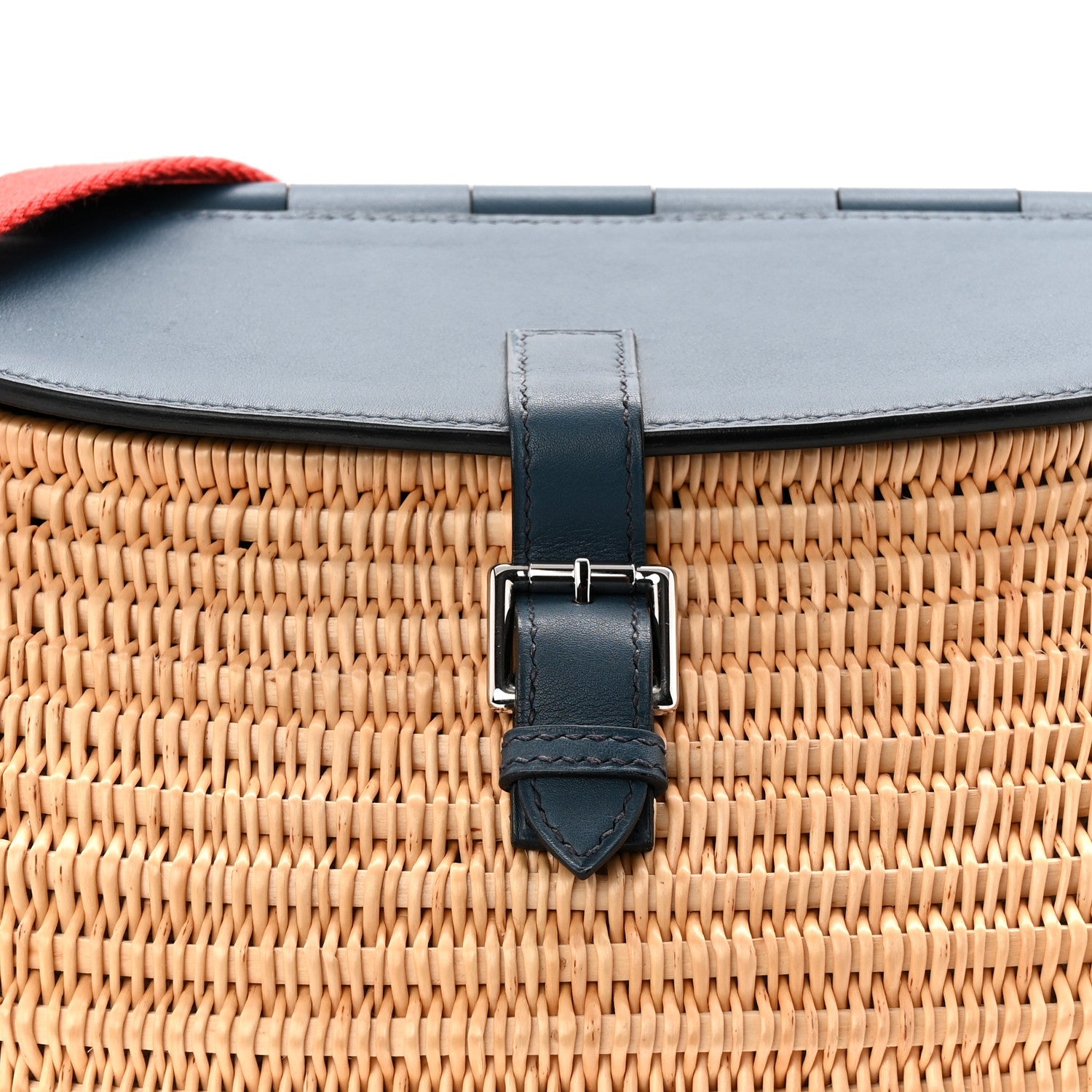 Swift Wicker Picnic Fishing Bag Bleu de Prusse