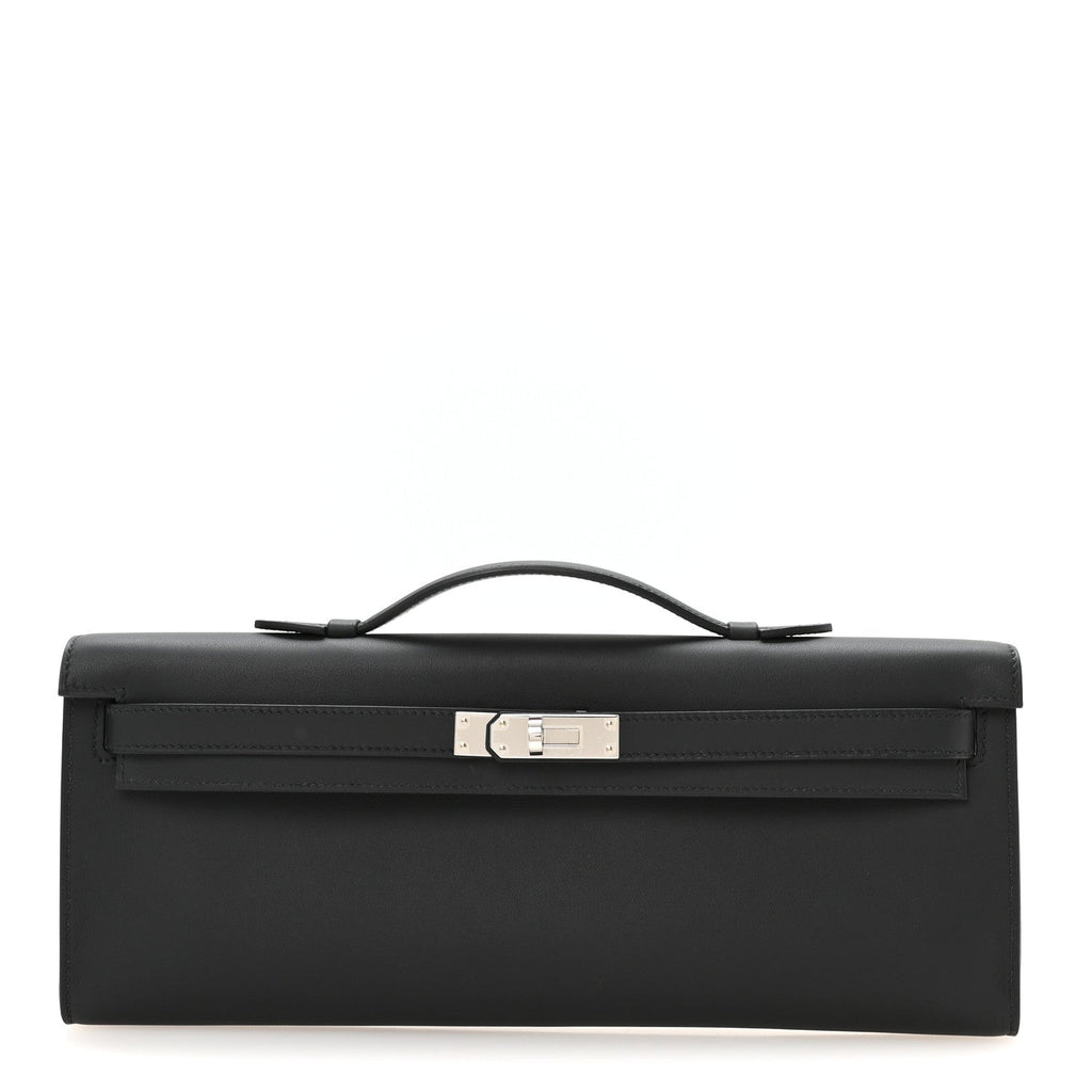 Swift Kelly Cut Clutch Pochette Black