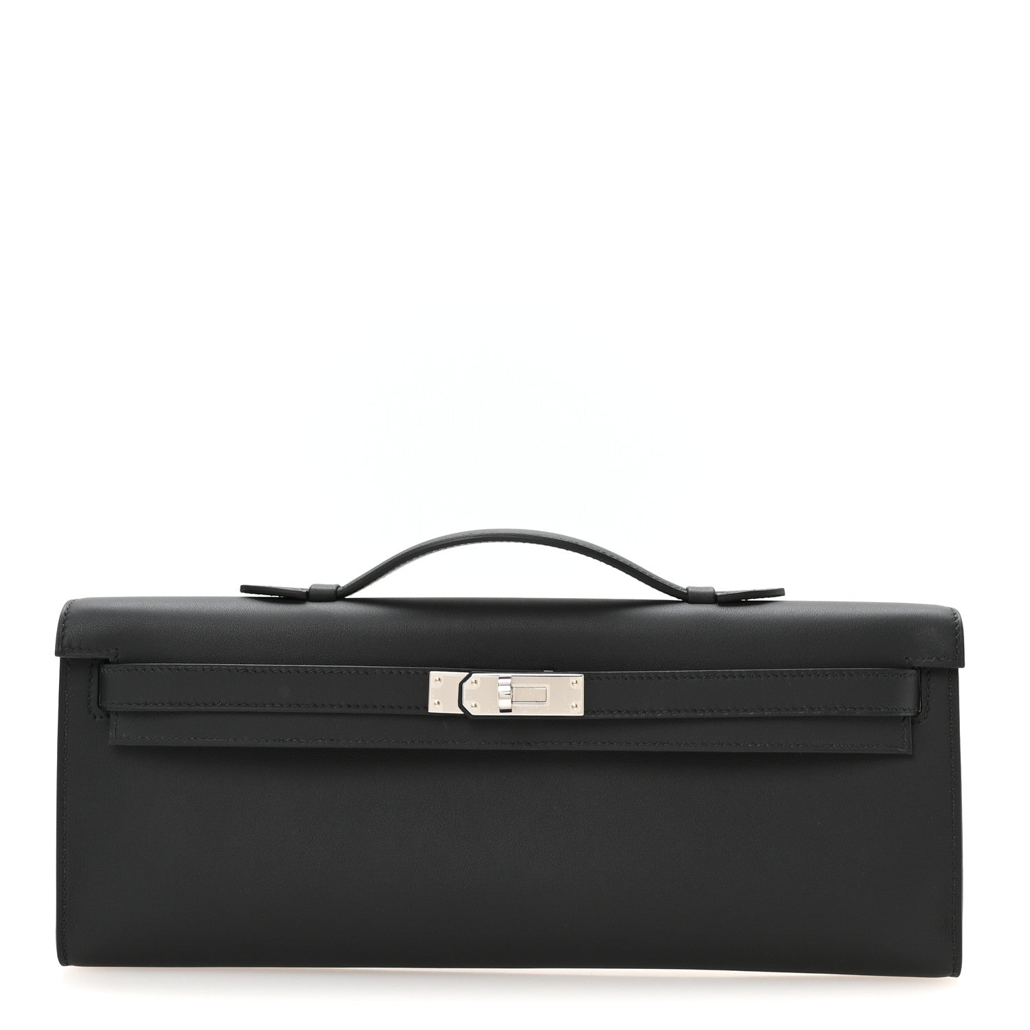 Swift Kelly Cut Clutch Pochette Black