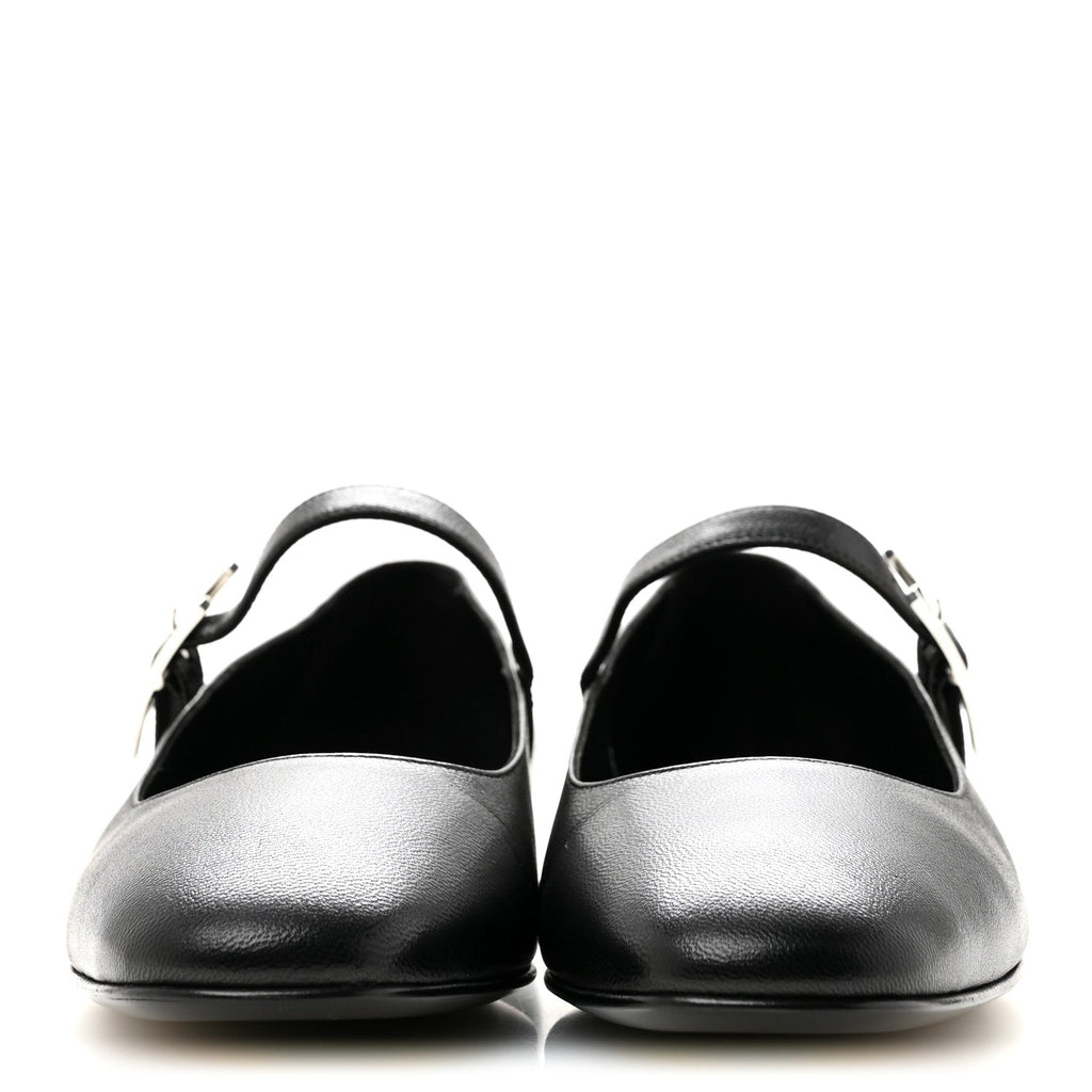 Goatskin Jane Ballet Flats 35.5 Black