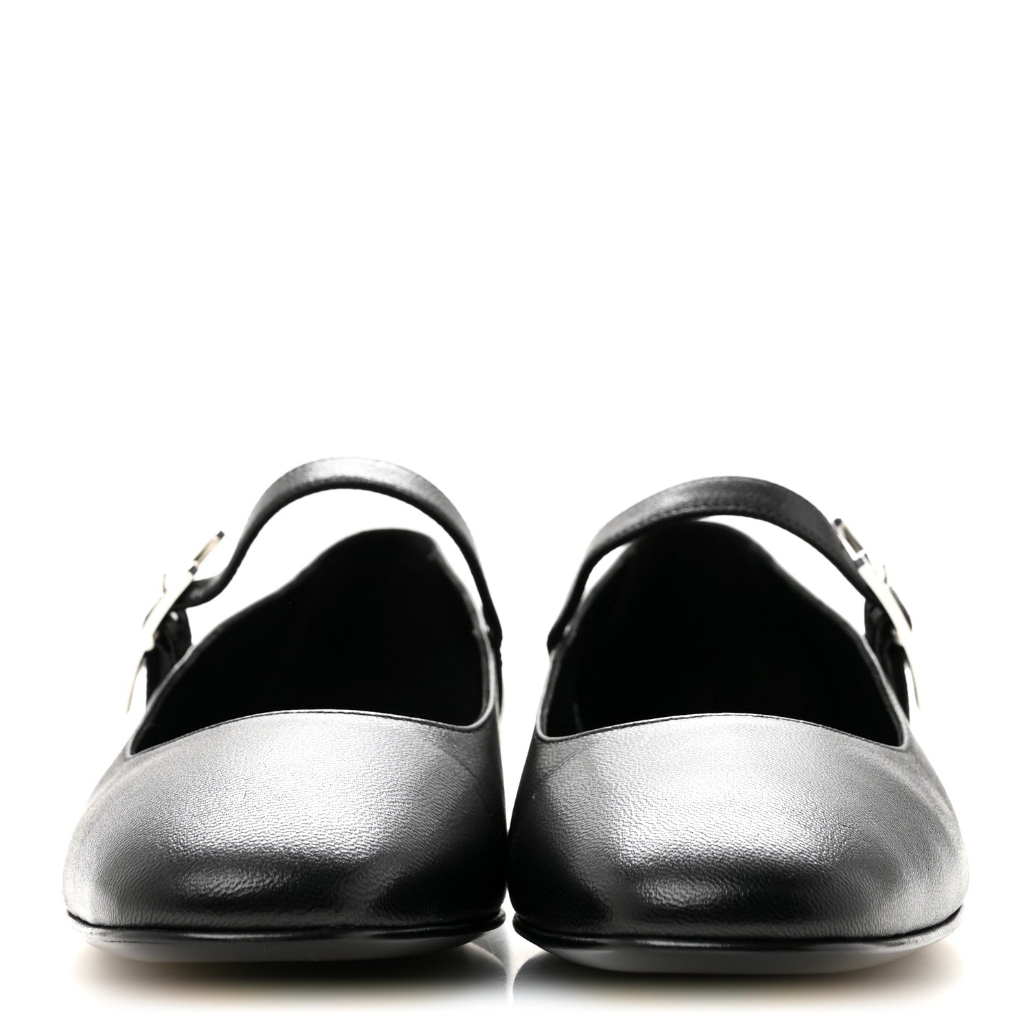 Goatskin Jane Ballet Flats 35.5 Black