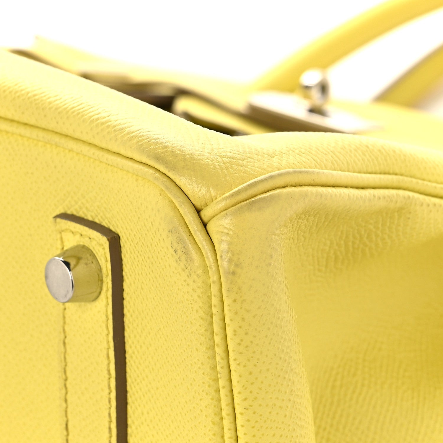 Epsom Birkin 35 Lime