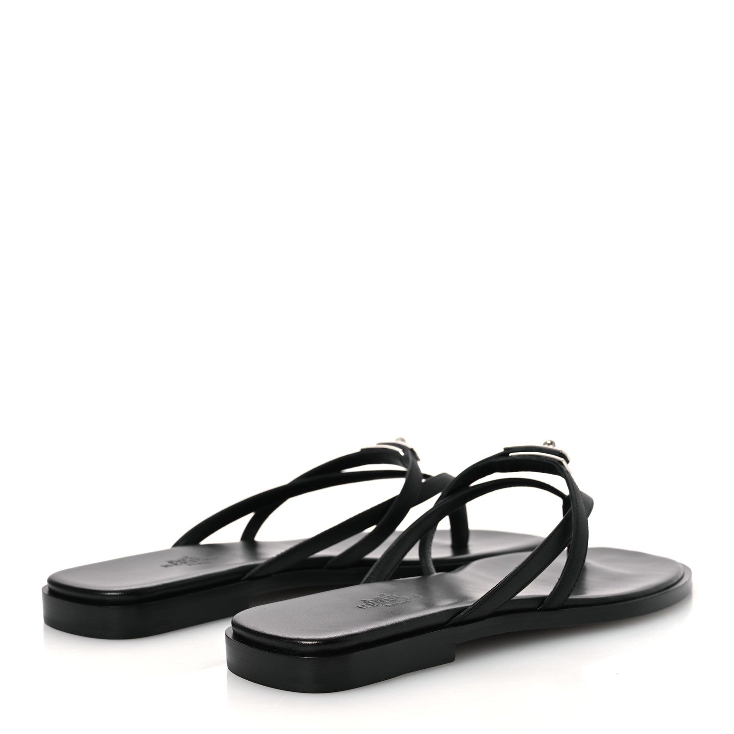 Calfskin Miss Sandals 37 Black
