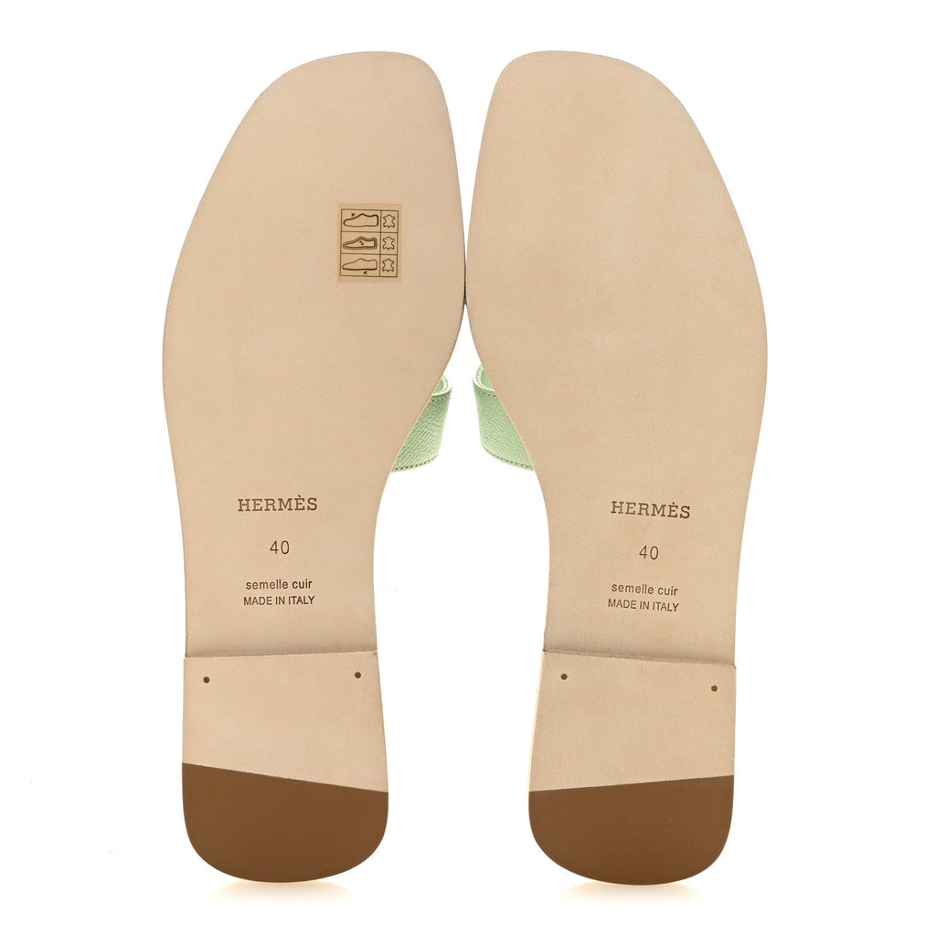 Epsom Oran Sandals 40 Vert Jade