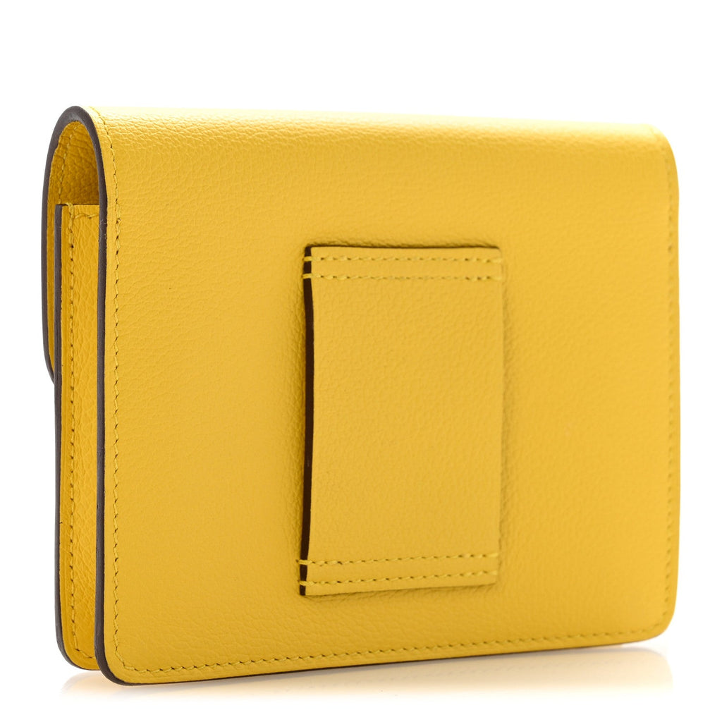 Evercolor Roulis Slim Wallet Jaune De Naples