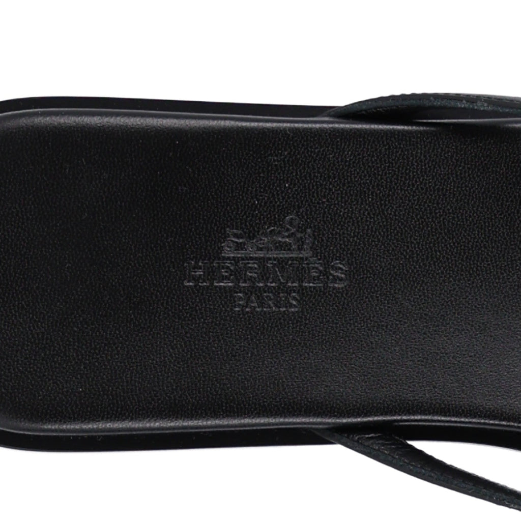 Calfskin Miss Sandals 39 Black