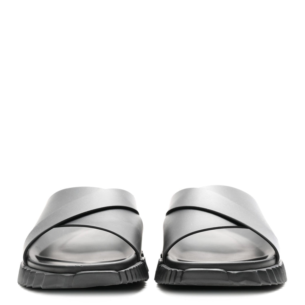 Nappa Mens Infra Sandals 42 Black