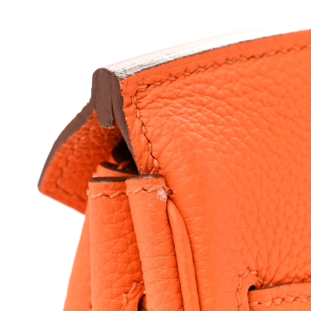 Togo Birkin 25 Orange Minium