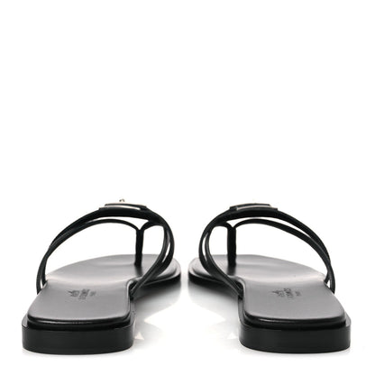 Calfskin Miss Sandals 37 Black
