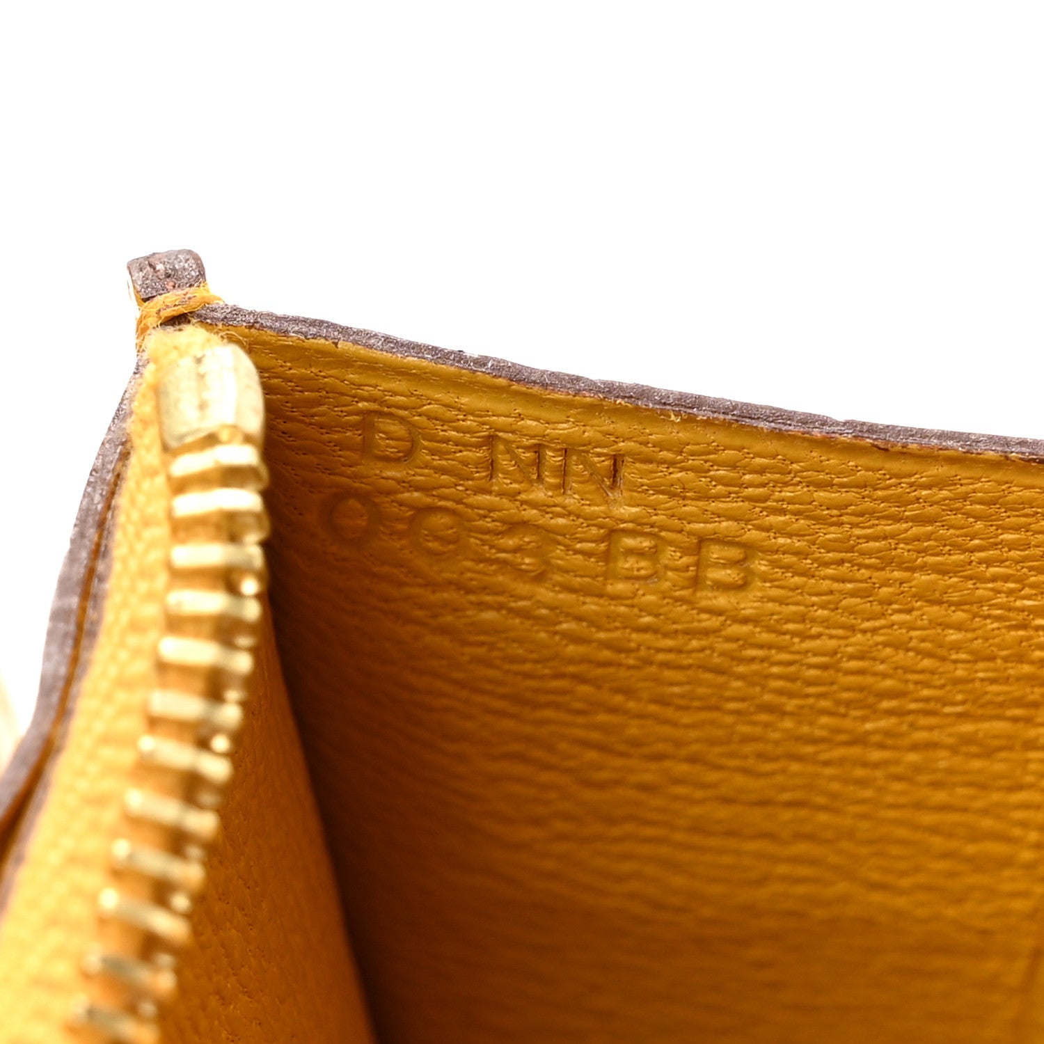 Shiny Alligator Constance Short Wallet Jaune Ambre