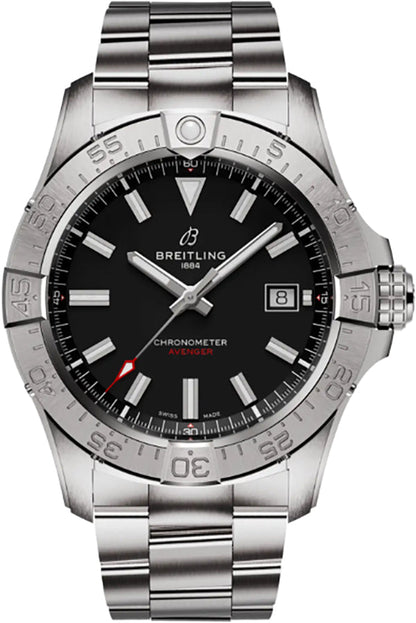 Breitling Avenger Automatic 42 Black Index Dial Men's Watch A17328101B1A1