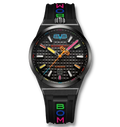 Bomberg Men's Watch BOLT-68 Neo Automatic Taipei Metropolis Black PVD