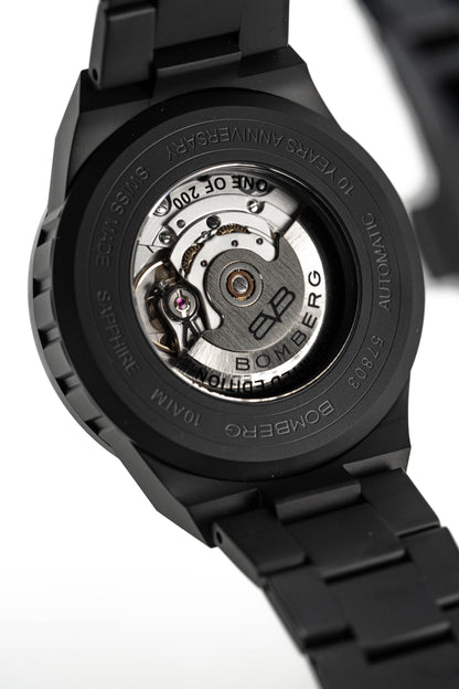 Bomberg Men's Watch BOLT-68 Neo Auto Anniversary Black PVD